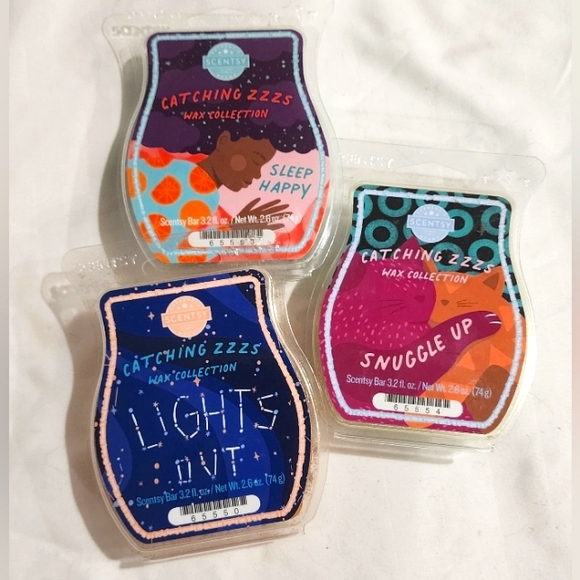 Scentsy Accents Catching Zzzs Scentsy 3 Bars New Discontinued